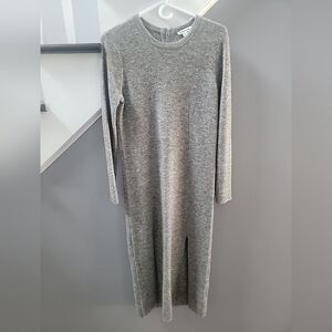 Whistles Grey Sweater Dress  Straight fit  Wool/Alpaca Blend Lagenlook size M